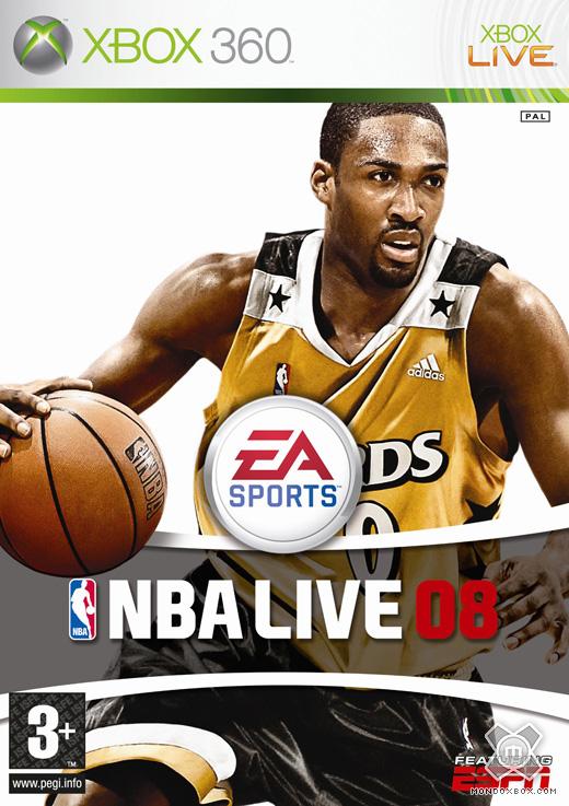 Copertina di NBA Live 08