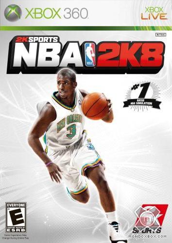 Copertina di NBA 2K8