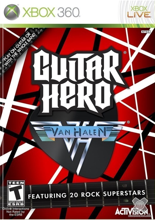 Copertina di Guitar Hero: Van Halen