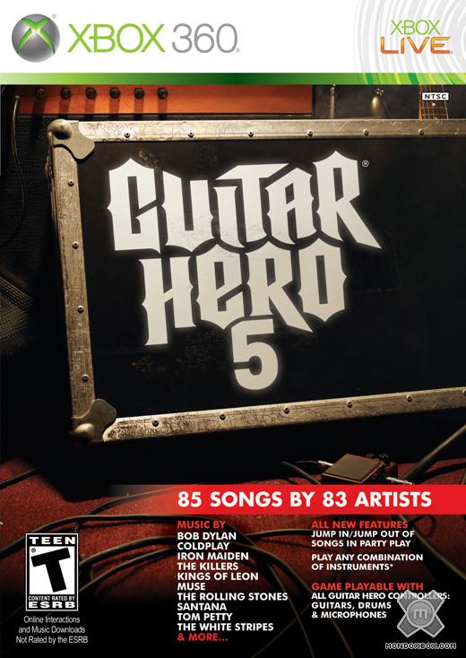 Copertina di Guitar Hero 5