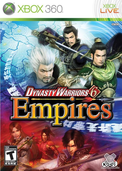Copertina di Dynasty Warriors 6: Empires