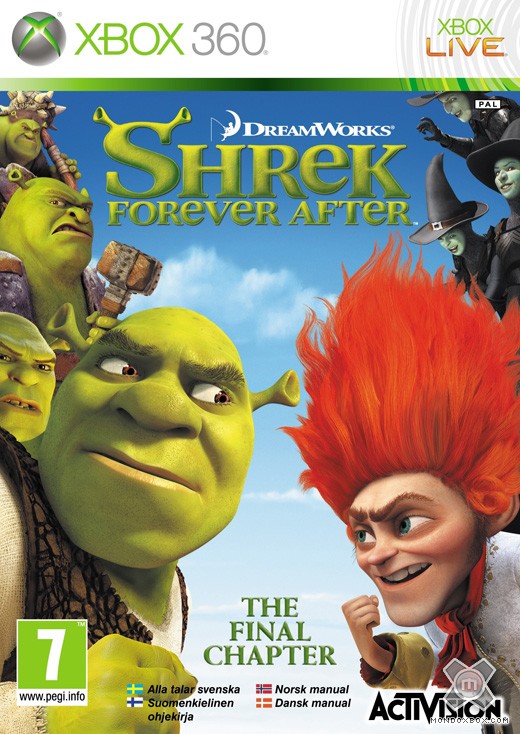 Copertina di Shrek: E Vissero Felici e Contenti