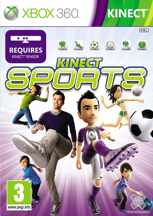 Copertina di Kinect Sports