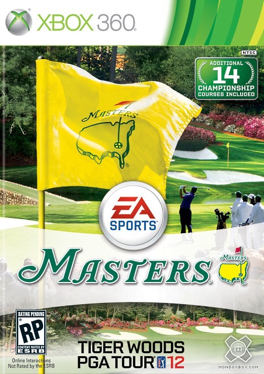 Copertina di Tiger Woods PGA TOUR 12: The Masters