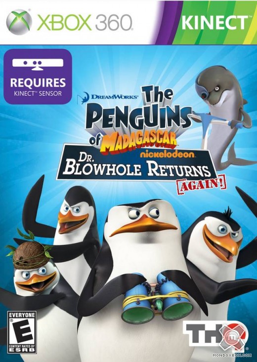Copertina di I Pinguini di Madagascar: Il Ritorno del Dottor Blowhole