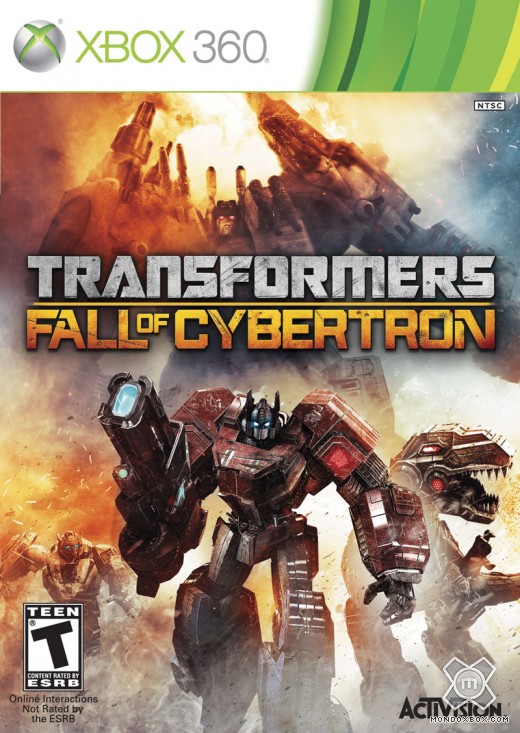 Copertina di Transformers: La Caduta di Cybertron
