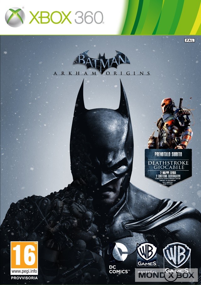 Copertina di Batman: Arkham Origins