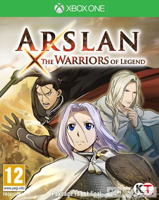 Copertina di Arslan: The Warriors of Legend