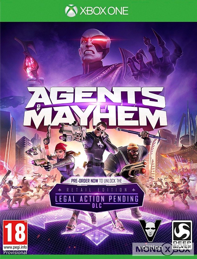 Copertina di Agents of Mayhem