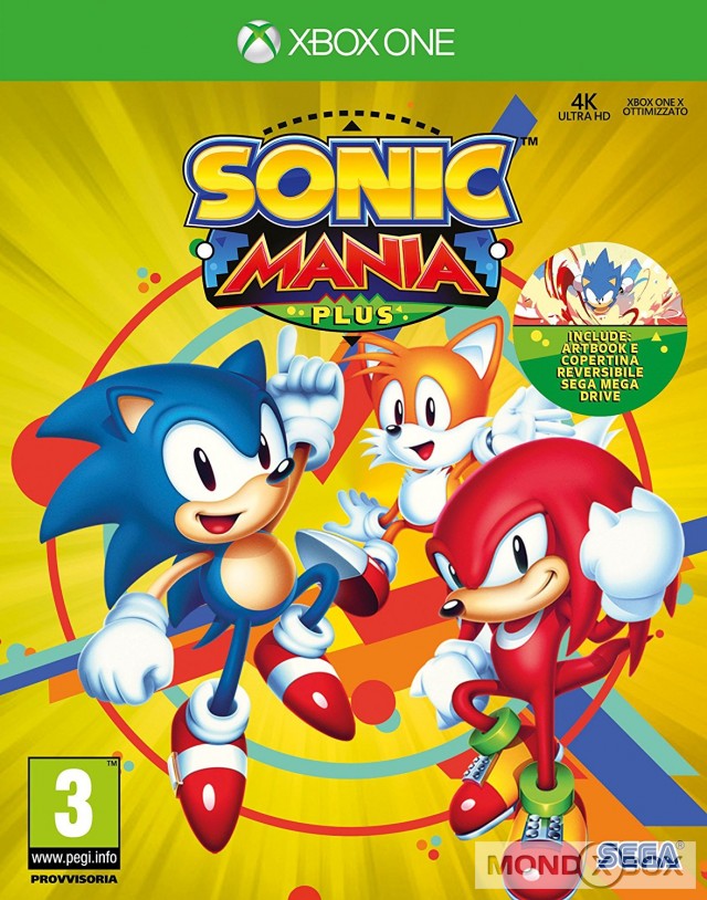 Copertina di Sonic Mania Plus