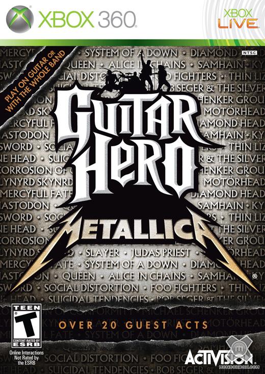 Copertina di Guitar Hero: Metallica