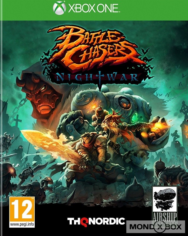 Copertina di Battle Chasers: Nightwar
