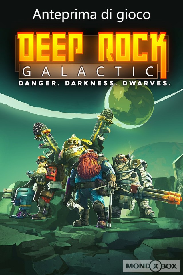 Copertina di Deep Rock Galactic