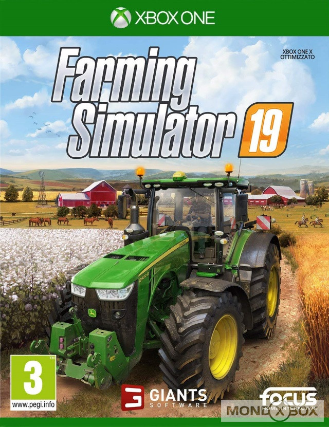 Copertina di Farming Simulator 19