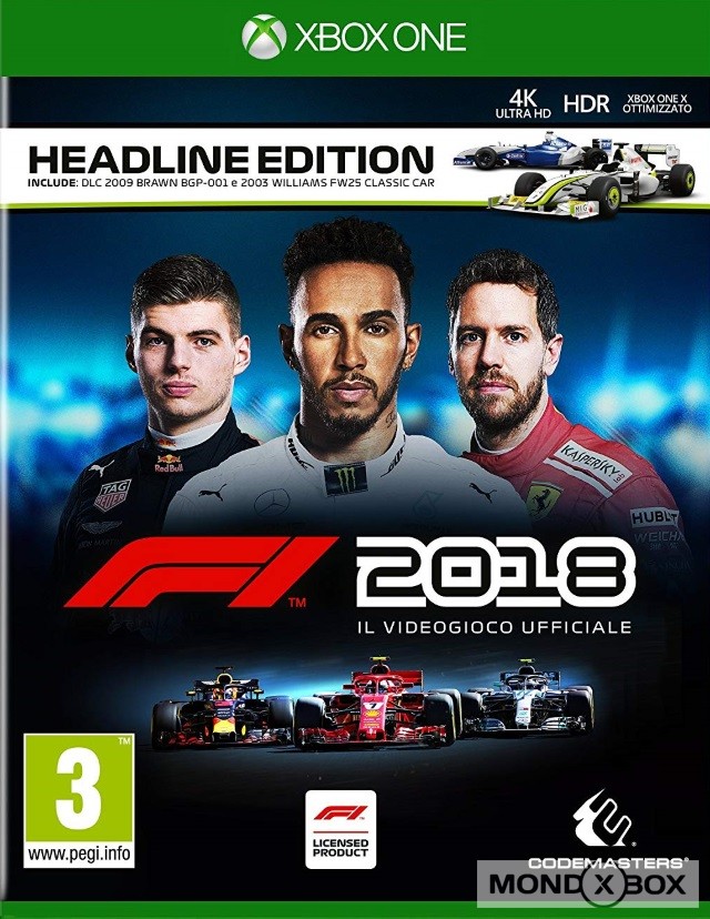 Copertina di F1 2018