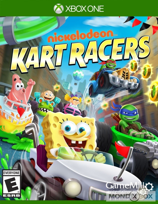 Copertina di Nickelodeon Kart Racers
