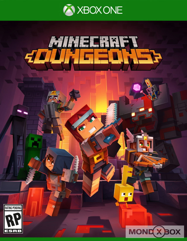 Copertina di Minecraft Dungeons