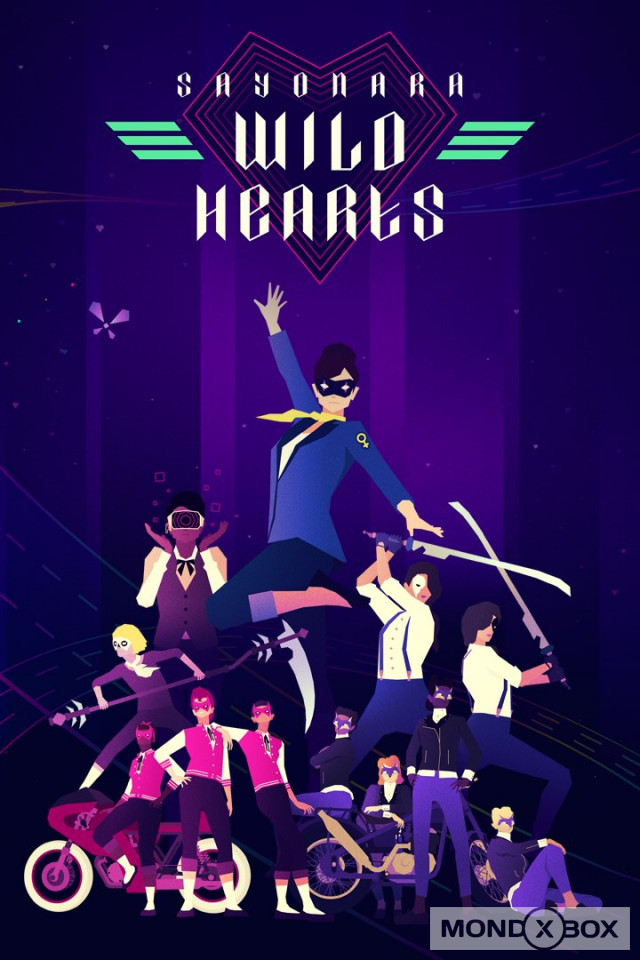 Copertina di Sayonara Wild Hearts