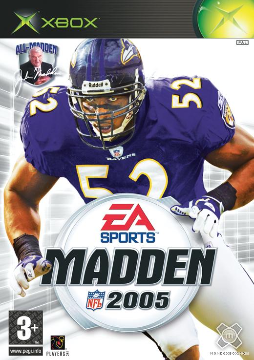 Copertina di Madden NFL 2005