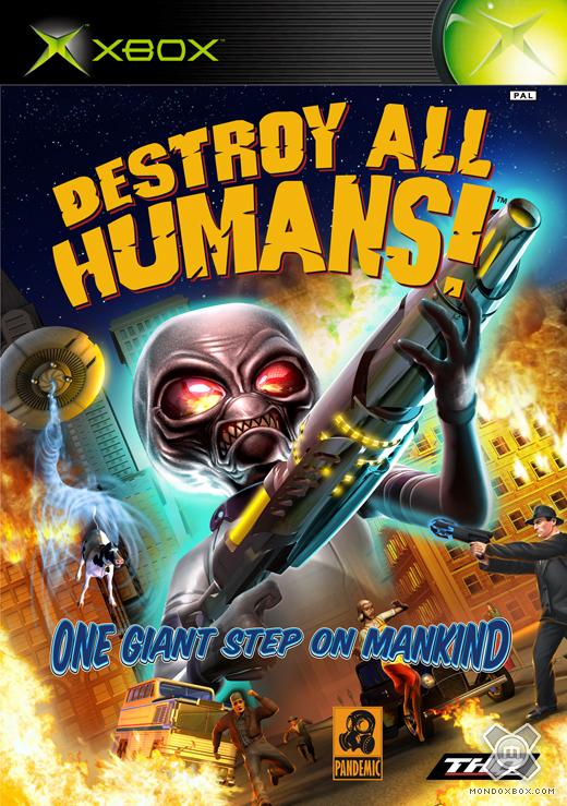 Copertina di Destroy All Humans! (2005)