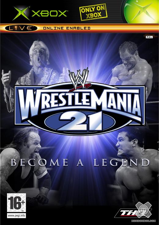 Copertina di WWE WrestleMania 21
